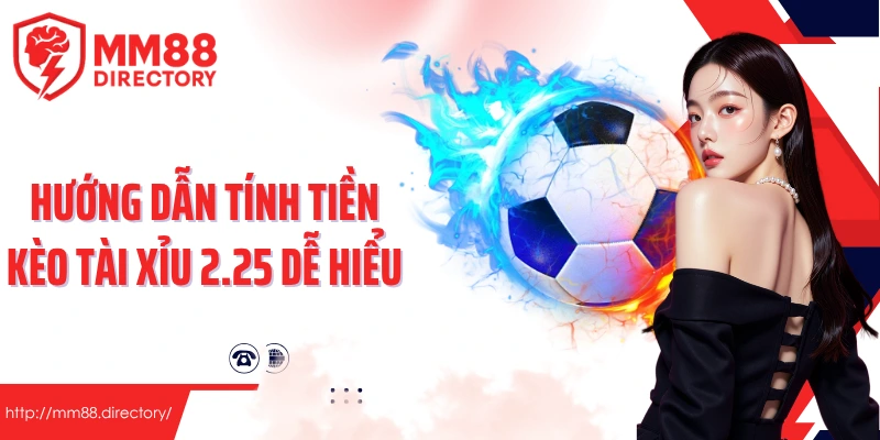 Hướng dẫn tính tiền kèo tài xỉu 2.25 dễ hiểu cho người mới chơi